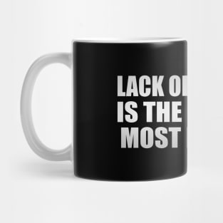 Lack of planning is the cause of most failures Mug